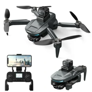 SILVER-WING 2.0 DUAL AXIS 2.7K PROFESSIONAL VIDEO SHOOTING GIMBAL CAMERA DRONE WITH DISPLAY IN REMOTE