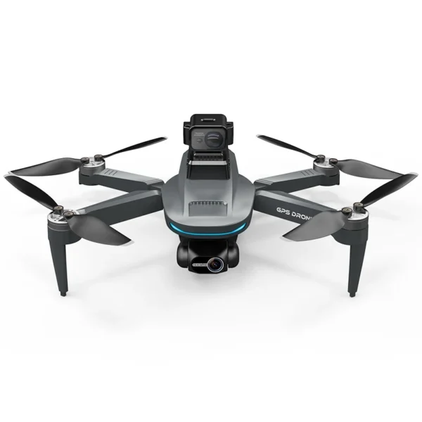 SILVER-WING 2.0 DUAL AXIS 2.7K PROFESSIONAL VIDEO SHOOTING GIMBAL CAMERA DRONE WITH DISPLAY IN REMOTE - Image 2