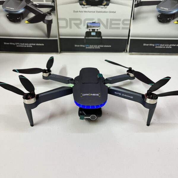 SILVER-WING DUAL AXIS 2.7K PROFESSIONAL VIDEO SHOOTING GIMBAL CAMERA DRONE WITH DISPLAY IN REMOTE