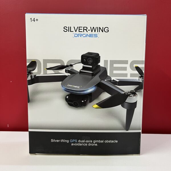 SILVER-WING DUAL AXIS 2.7K PROFESSIONAL VIDEO SHOOTING GIMBAL CAMERA DRONE WITH DISPLAY IN REMOTE - Image 13