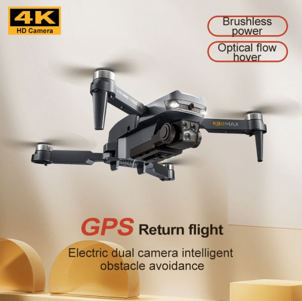 DRONES WALLAH K811 MAX DUAL CAMERA GPS DRONE - Image 2