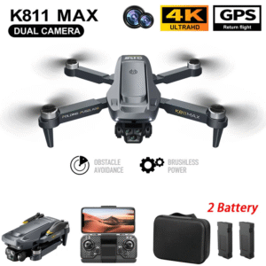 DRONES WALLAH K811 MAX DUAL CAMERA GPS DRONE