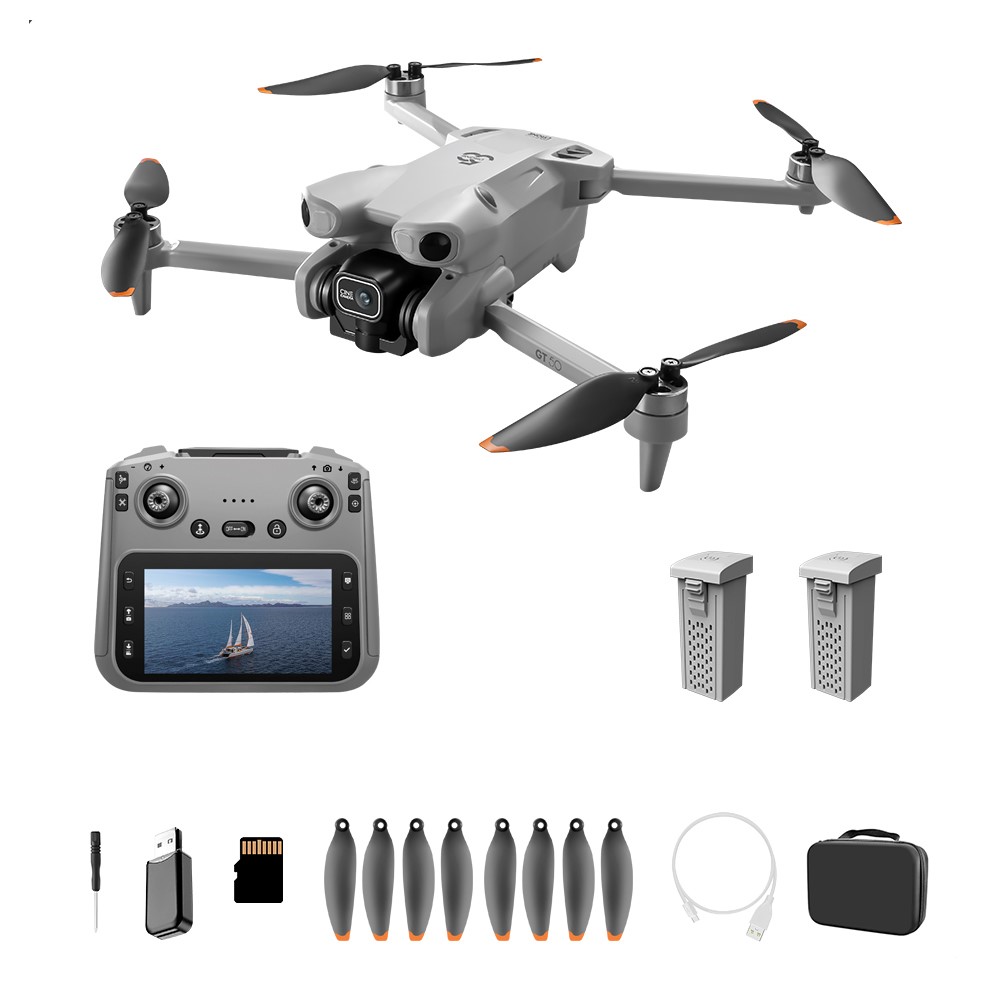 GT50 PRO EAC CAMERA DRONE WITH DISPLAY REMOTE - BY DRONES WALLAH