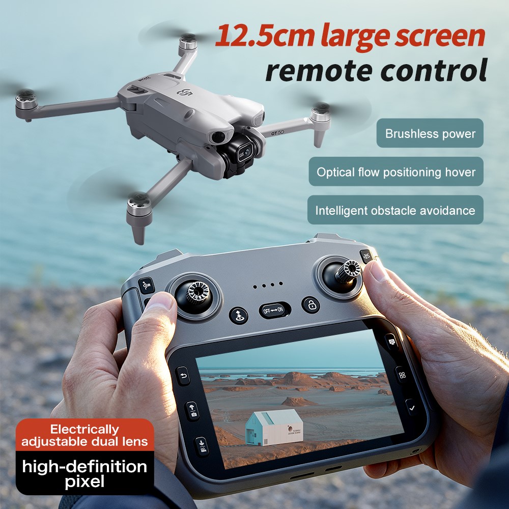 GT50 PRO EAC CAMERA DRONE WITH DISPLAY REMOTE - BY DRONES WALLAH - Image 3