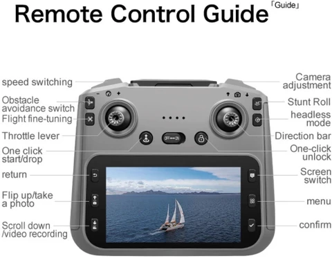 GT50 PRO EAC CAMERA DRONE WITH DISPLAY REMOTE - BY DRONES WALLAH - Image 5