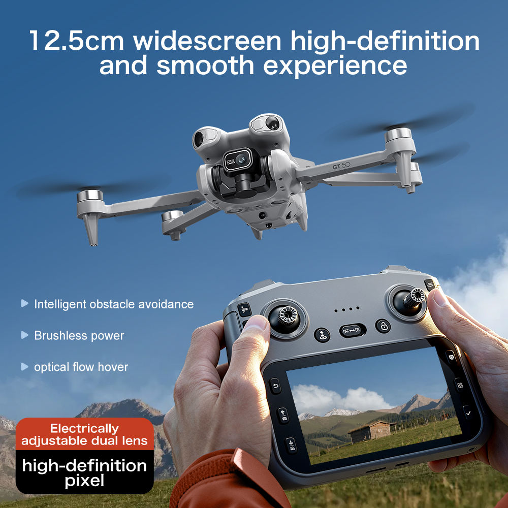 GT50 PRO EAC CAMERA DRONE WITH DISPLAY REMOTE - BY DRONES WALLAH - Image 4