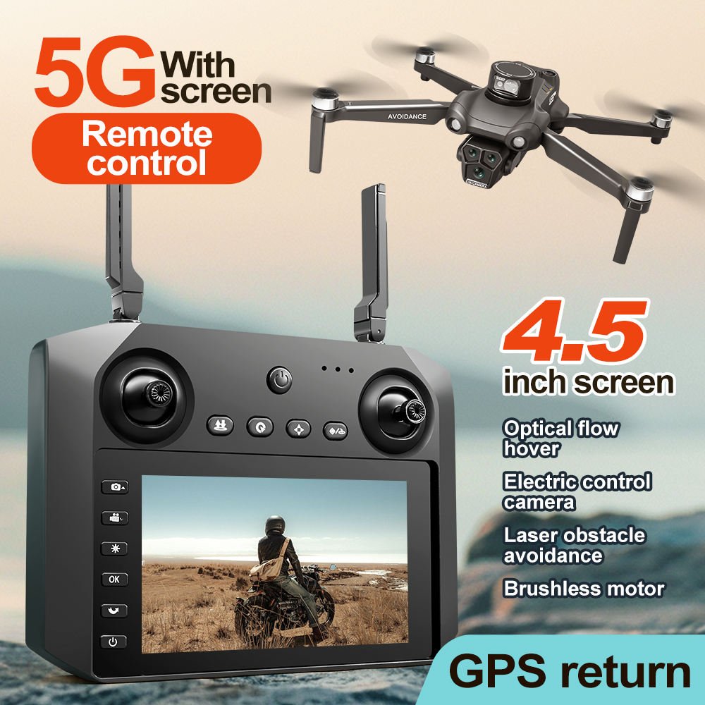 U33 MAX GPS CAMERA DRONE WITH OAS SENSOR AND DISPLAY REMOTE - Image 3