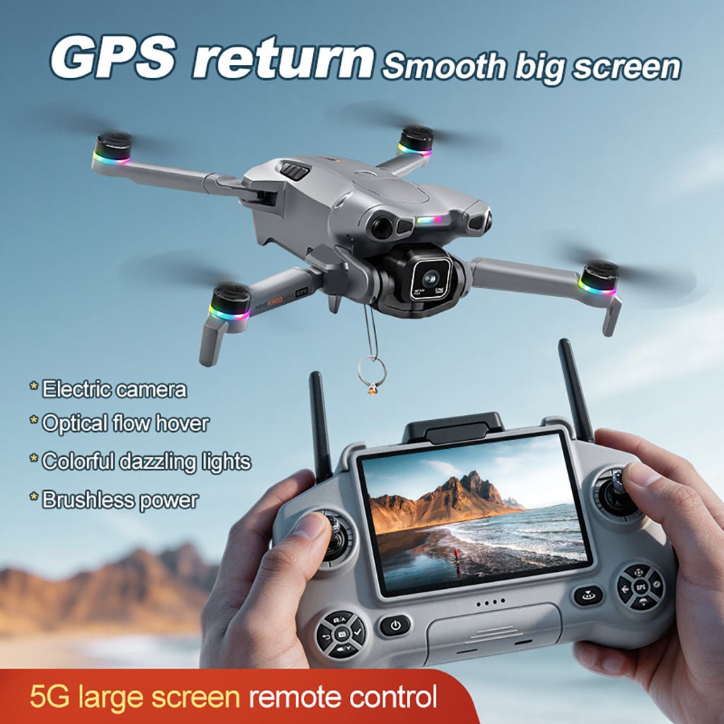 DRONES WALLAH K900 MAX GPS Drone with HD Camera & Display Remote with 3 Batteries - Image 2
