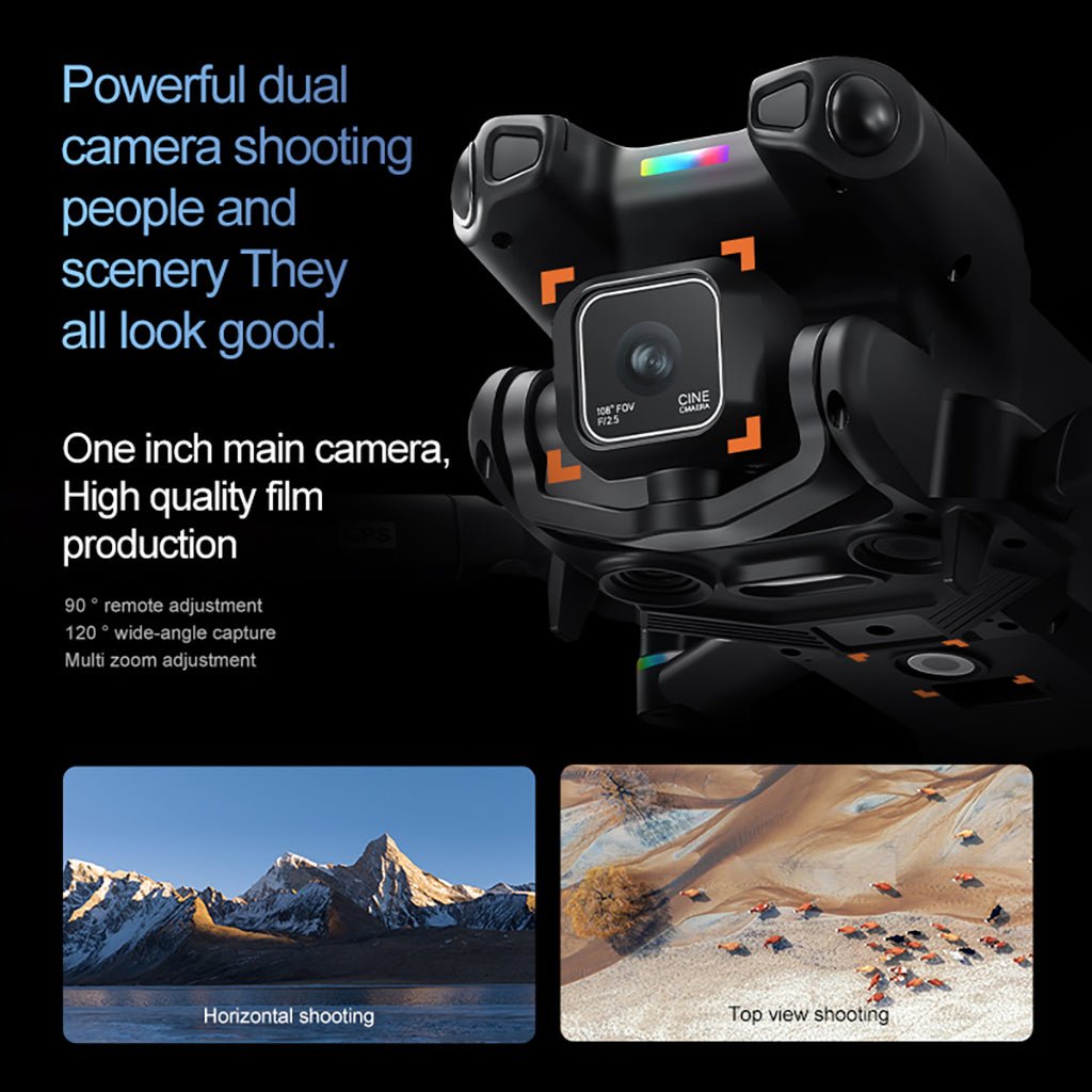 DRONES WALLAH K900 MAX GPS Drone with HD Camera & Display Remote with 3 Batteries - Image 5