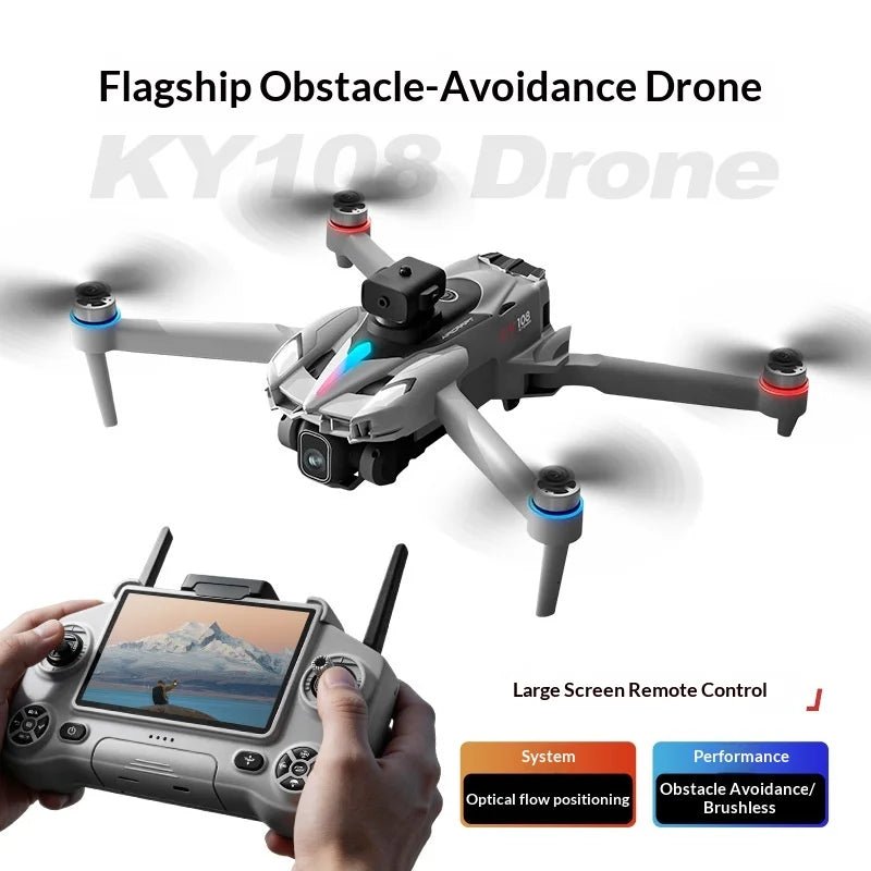 KY108 CAMERA DRONE WITH DISPLAY REMOTE