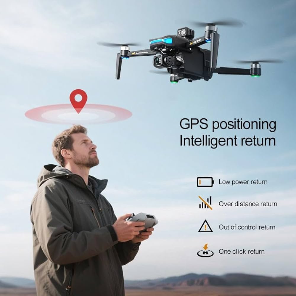 DRONES WALLAH 2026 L3 MAX 3 AXIS GIMBAL CAMERA DRONE WITH DISPLAY REMOTE - Image 5