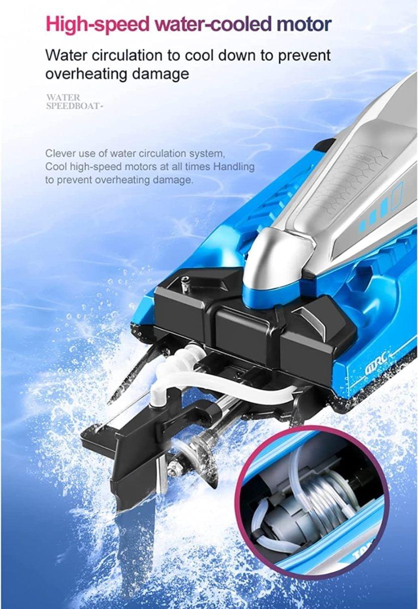 DRONES WALLAH HIGH SPEED RC BOAT WITH ADVANCE FEATURES | TOP SPEED 70kmps - Image 4